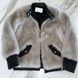 Zara faux fur coat